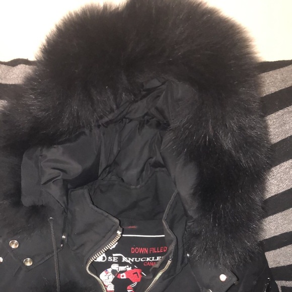 Moose knuckle women’s jacket with pom poms - Picture 5 of 9